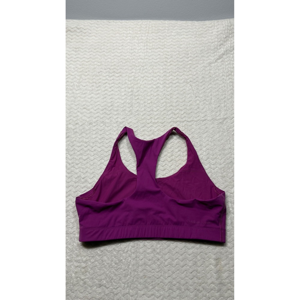 Outdoor Voices TechSweat Racerback Sports Bra Magenta Purple Womens Large